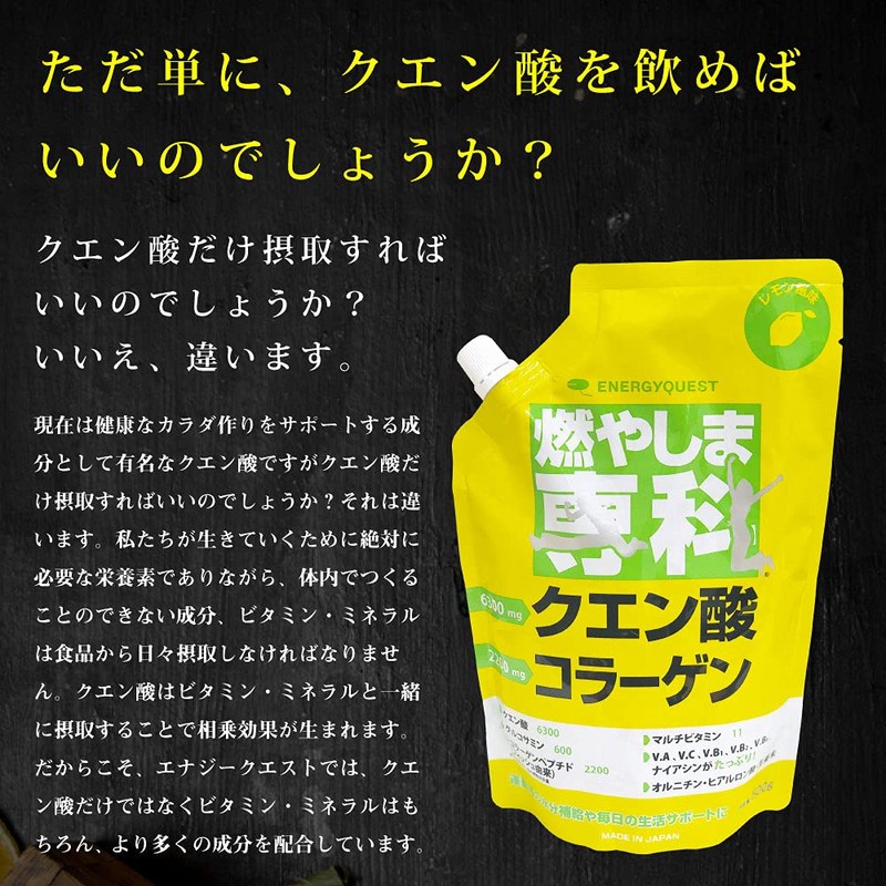 エナジークエスト 燃やしま専科 500g