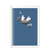 Kamio Japan Moomin Notebook, 2024 B6, Monthly Night Boat Trip,