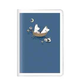 Kamio Japan Moomin Notebook, 2024 B6, Monthly Night Boat Trip, 302802 (Begins October 2023)