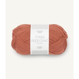 Sandnes Garn Tynn Peer Gynt Approx. 205 m Col. 3535 Lys Cobberbrun 50 g