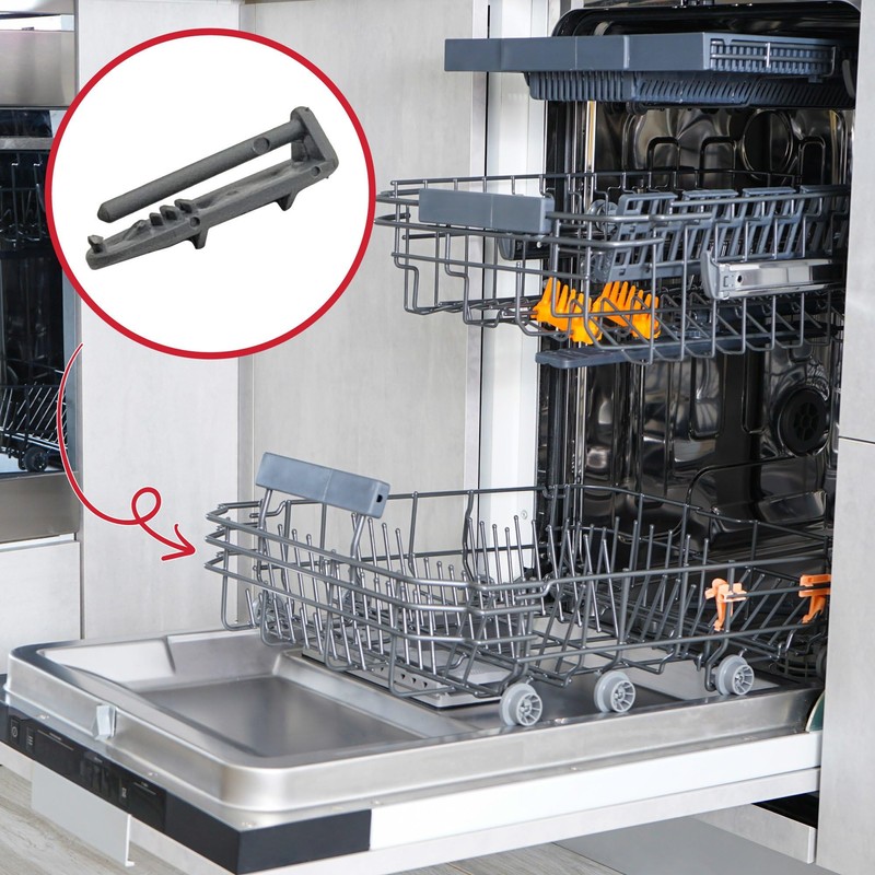 Beko 1880580300 Proline Dishwasher Basket Rail End Cap