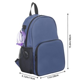 Feeding Tube Backpack for Feeding Tube G Tube J Tube GJ Tube Backpack - 15.8 Inch Gtube Feeding Backpack Modified Enteral Feeding Pump Backpack for Teenagers/Adults