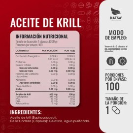 Aceite De Krill, 100 Softgels, Rico en Omega 3, Antioxidantes y Fosfolípidos, Astaxantina, Ayuda a el cuidado de tu Corazón, Calidad Premium          