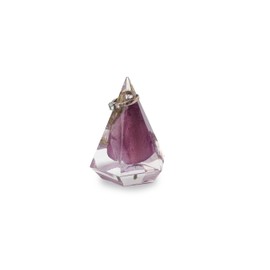 Eternal Flower Natural Tulip Preserved Flower in Resin | Resin Ring Holder Mini | Resin Art Figurines | Resin Souvenir| Paperweight (Fuchsia)