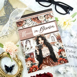 Snylcce Romantic Memory Theme Sticker Scrapbooking Supplies for Junk Journal, 20 Sheets PET Stickers - Vintage Journaling Stickers, Ephemera Sticker Book Pre Cut, Junk Journal Supplies, Planner