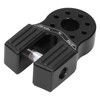 Flat Winch Shackle Mount with 16000LB Rubber Side Guard, Aluminum