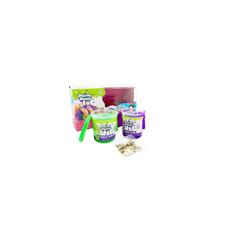 Doctor Squish - Magic Slime Double Set - Green and