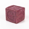 Cube de savon de Marseille - Vignes Rouges broyées -