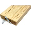 Wooden British cribbage board - 30cm (12")
