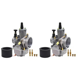 Compatible with 2 X Carburetor for Honda CR125R CR125 Replaces PWK Carb