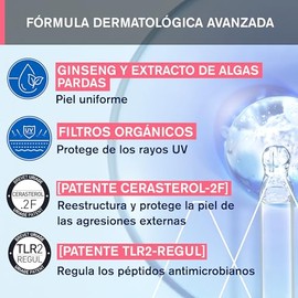 Uriage Roséliane CC SPF50+ - Crema con Color Anti-Rojeces - Protección Solar UVA/UVB - Hidratante y Calmante - Tono Claro - No Comedogénica - 40ml
