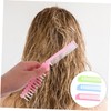 Healvian 3pcs Portable Folding Hair Combs Anti-static Detangling Brushes for