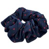 Equetech Polka Dot Hair Scrunchie - Colour Burgundy/Canary Gold
