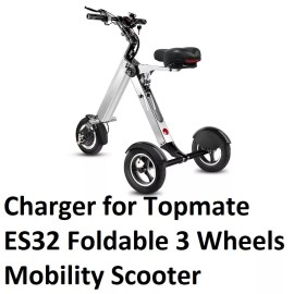 coming data power supply Charger for simple sharp K7s Topmate ES32 3 wheels scooter