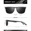 ANYLUV Mens Sunglasses Polarized Upgraded Carbon Fiber Temple Sun Glasses
