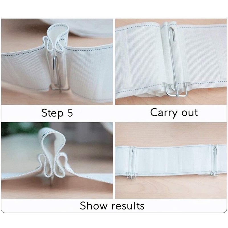 30 Pcs Stainless Steel Curtain Hooks Pinch Pleat Curtain Hook