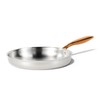 CAROTE 10" Classic Stainless Steel Frying Pan, Fry Pan Egg