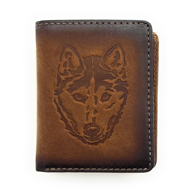 Lemasi Genuine Leather Wallet with RFID Protection, Small and Compact,