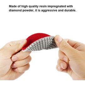 Aogos 15Pcs Diamond Polishing Pads Kit, 4'' Wet/Dry Grinding Polishing Discs, 30-6000 Grit, For Concrete, Granite, Marble, Ceramics, Tiles, Stone, Glass