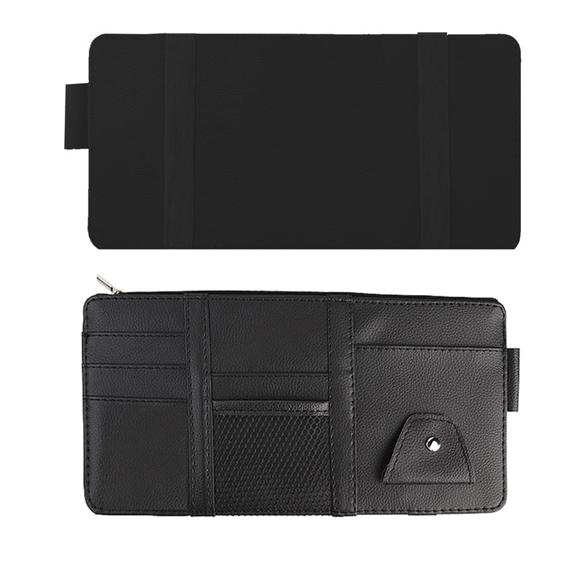 2 Packs Car Sun Visor Pocket Organizer for Car Truck,