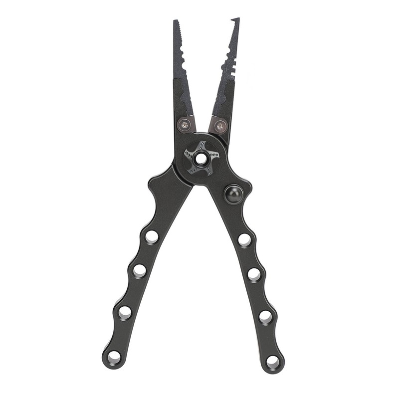 Fishing Pliers Aluminium Alloy Multifunctional Split Ring Pliers Self Locking