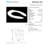 Centoco Elongated Toilet Seat, Open Front No Cover, Heavy Duty