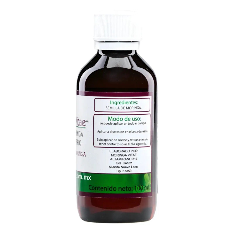 Aceite De Moringa Puro ARTESANAL Prensado En Frio 100 Mls