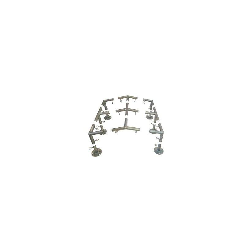 6 Leg Style Carport Canopy Pipe Fittings Low Peak Connectors