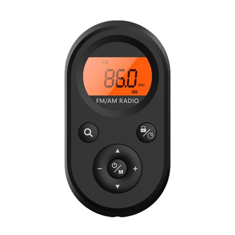 Pocket Radio Mini AM FM Radio Portable Rechargeable Radio for