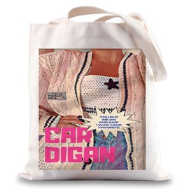 BWWKTOP Music Canvas Tote Bag Music Lover Gift Singer Music Shoulder Bag Singer Merchandise, You Put Me, Medium, Fit