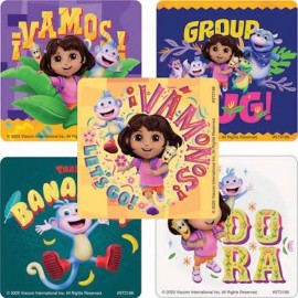 Nickelodeon 25 Dora Let's Go Stickers Party Favors Teacher Supply Boots Swiper Nickelodeon