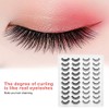 Pestañas Postizas 3D Faux Mink, Juego de 20 Pares Largas
