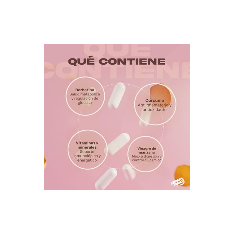 BPN PRO Berberina HCl 500mg | Apoyo al Metabolismo y