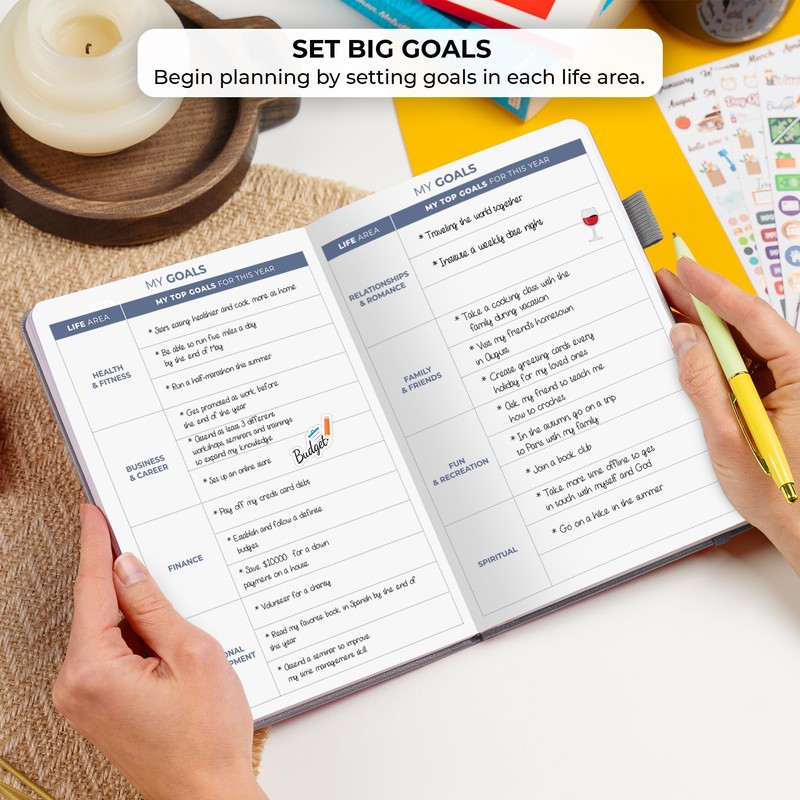 Clever Fox Planner 2nd Edition – Colorful Weekly & Monthly