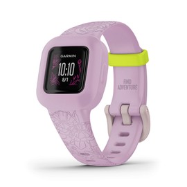 Garmin vivofit jr. 3 Fitness Tracker for Kids, Lilac Floral (Renewed)