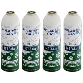 4GA Car Aircon AC 4pcs R134a Compatible Refill Recharge Regas Gas 584gr