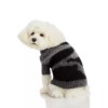 Aqua L131202 Dogs Grey Pet Camo Dog Knit Sweater Size