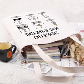 PYOUL Funny Cockatiel Gift Play With My Cockatiel Tote Bag Cockatiel Lover Handbag Cockatiel Mom Gift Cockatiel Merch Bird Lover Gift (With My Cockatiel Tote)