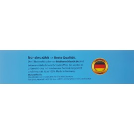 blubberschlauch Blubberschlauch Silikonschlauch für Stimmtherapie und Stimmtraining - Logopädie Blubber Schlauch aus aus platinvernetztem Silikon (transparent (milchig), 10 Schläuche)