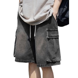 Y2k Baggy Jeans Shorts Men Hip Hop Shorts Baggy Jorts Grunge Shorts Vintage Streetwear Jeans Shorts Skater Jeans