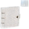 Seal Book, Transparent, 20 Sheets, A8 Seal Binder, Girls, Notebook,