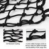 2 Pack Motorcycle Cargo Net, Heavy Duty Bungee Net for