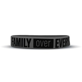 FAMILY OVER EVERYTHING Wristband - Size: STANDARD - 8"