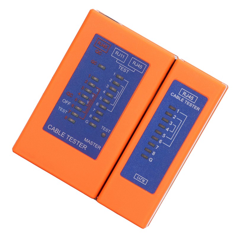 Network Cable Tester Continuity Checking Split Type Multifunctional ABS Cable