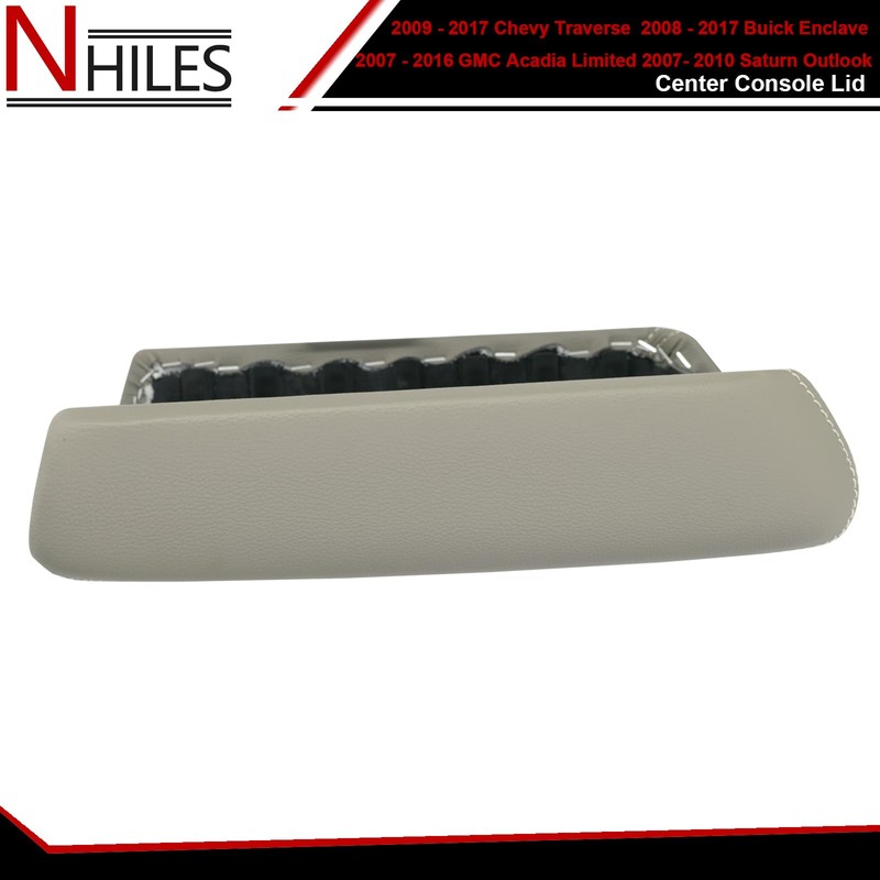 NHILES Center Console Cover Fit for 2007-2017 Chevy Traverse |