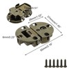 Sscon 2Packs 90 Degrees Adjustable Zinc Alloy Hinges Concealed Hinges