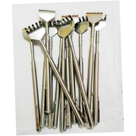 Healvian 5-Claw Telescopic Stainless Steel Back Scratcher Handle Portable Itch Relief Stick for Men Women and Seniors Adjustable Length Massage Tool for Back