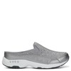 Easy Spirit Women's Travelsparkle Clog, Grey/Silver, 8.5