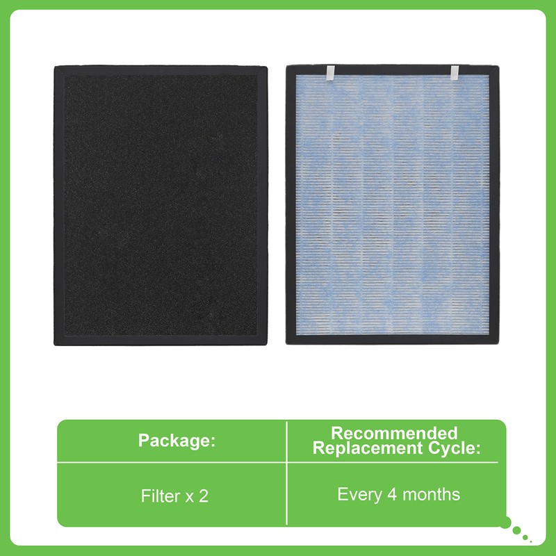 Hichoryer HSP002 Replacement Filter, Compatible with HATHASPACE® HSP002 Smart True