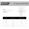 Noru Full Heat Glove Liner - Tri-Layer Fabric with Fleece